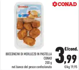 Conad Superstore Bocconcini di merluzzo in pastella CONAD offerta