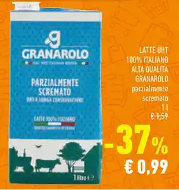 Conad Superstore Latte uht 100% italiano alta qualità GRANAROLO offerta