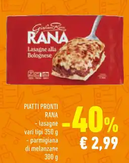 Conad Superstore Piatti pronti RANA offerta