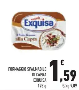 Conad Superstore Formaggio spalmabile di capra EXQUISA offerta
