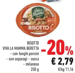 Conad Superstore Risotto viva la mamma beretta offerta