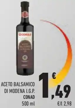 Conad Superstore Aceto balsamico di modena i.g.p. CONAD offerta