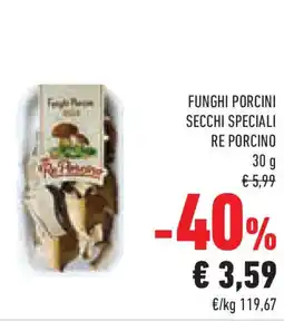 Conad Superstore Funghi porcini secchi speciali RE PORCINO offerta