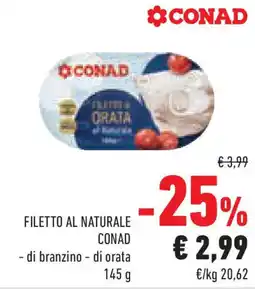 Conad Superstore Filetto al naturale CONAD offerta