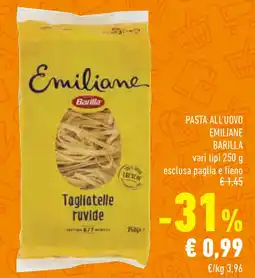 Conad Superstore Pasta all'uovo emiliane BARILLA offerta