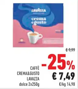 Conad Superstore Caffè crema&gusto LAVAZZA offerta