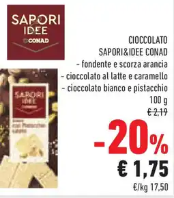 Conad Superstore Cioccolato SAPORI&IDEE CONAD offerta