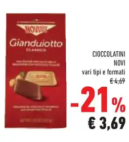 Conad Superstore Cioccolatini NOVI offerta
