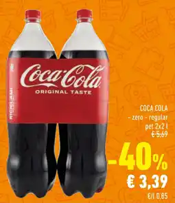 Conad Superstore COCA COLA - zero - regular pet offerta