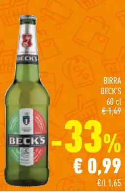 Conad Superstore Birra BECK'S offerta