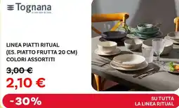 Max Factory Tognana linea piatti ritual offerta