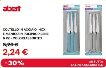 Max Factory Abert coltello in acciaio inox e manico in polipropilene offerta