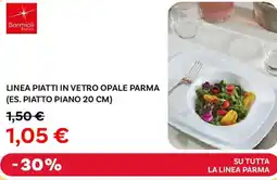 Max Factory Bormioli linea piatti in vetro opale parma offerta