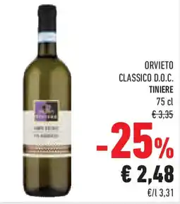 Conad Superstore Orvieto classico d.o.c. TINIERE offerta