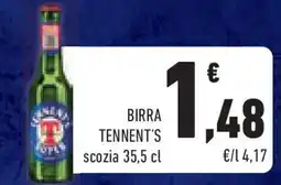 Conad Superstore Birra tennent's scozia offerta