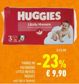 Conad Superstore Pannolini mutandino little movers HUGGIES offerta