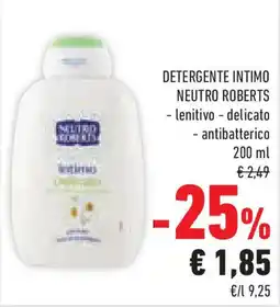 Conad Superstore Detergente intimo NEUTRO ROBERTS offerta