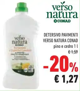 Conad Superstore Detersivo pavimenti VERSO NATURA CONAD offerta