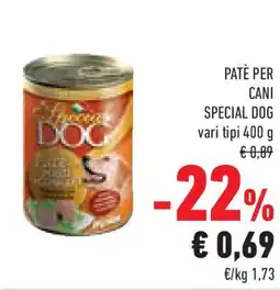 Conad Superstore Patè per cani SPECIAL DOG offerta