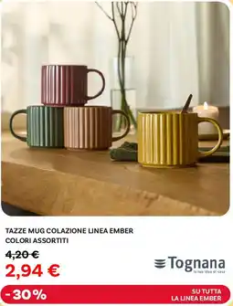 Max Factory Tognana tazze mug colazione linea ember offerta