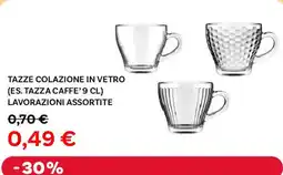 Max Factory Tazze colazione in vetro offerta