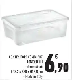 Conad Superstore CONTENITORE COMBI BOX TONTARELLI offerta