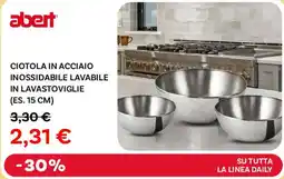 Max Factory Abert ciotola in acciaio inossidabile lavabile offerta