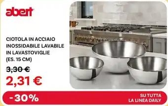 Max Factory Abert ciotola in acciaio inossidabile lavabile offerta