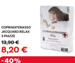 Max Factory Coprimaterasso jacquard relax offerta