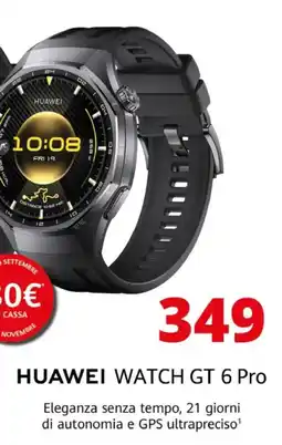 Comet HUAWEI WATCH GT 6 Pro offerta