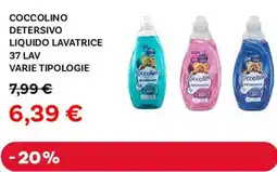 Max Factory Coccolino detersivo liquido lavatrice offerta