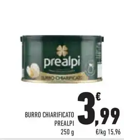 Conad Superstore Burro chiarificato PREALPI offerta