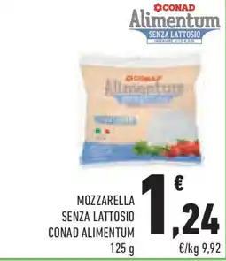 Conad Superstore Mozzarella senza lattosio CONAD ALIMENTUM offerta