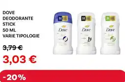 Max Factory Dove deodorante stick offerta