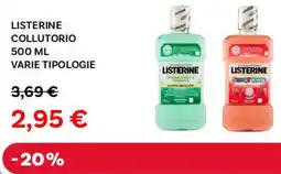 Max Factory Listerine collutorio offerta