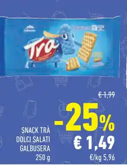 Conad Superstore Snack trà dolci salati GALBUSERA offerta