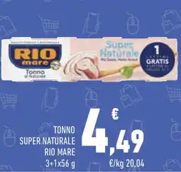 Conad Superstore Tonno super naturale RIO MARE offerta