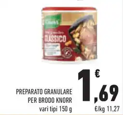 Conad Superstore Preparato granulare per brodo KNORR offerta