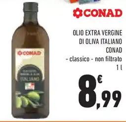 Conad Superstore Olio extra vergine di oliva italiano CONAD offerta