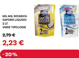 Max Factory Mil mil ricarica sapone liquido offerta
