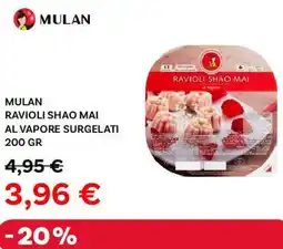 Max Factory Mulan ravioli shao mai al vapore surgelati offerta