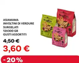 Max Factory Asiamama involtini di verdure surgelati offerta