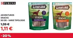 Max Factory Purina adventuros snacks offerta