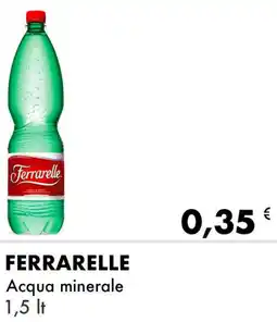 Iper Tosano Ferrarelle acqua minerale offerta