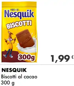 Iper Tosano Nesquik biscotti al cacao offerta