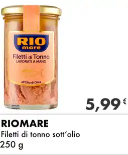 Iper Tosano Riomare filetti di tonno sott'olio offerta
