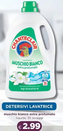 Acqua & Sapone Chanteclair detersivi lavatrice muschio bianco extra profumato liquido offerta