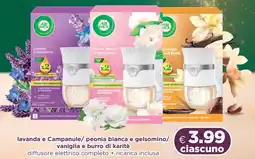 Acqua & Sapone Air wick lavanda e campanule/peonia bianca e gelsomino/ vaniglia e burro di karitè offerta