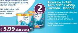 Acqua & Sapone Ariasana ricariche in tab aero 360° lavanda - inodore offerta