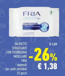 Conad Superstore Salviette struccanti con tecnologia micellare FRIA offerta